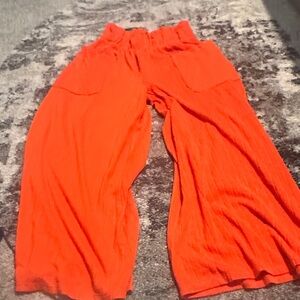 BUCKETLIST Bold Orange Pants